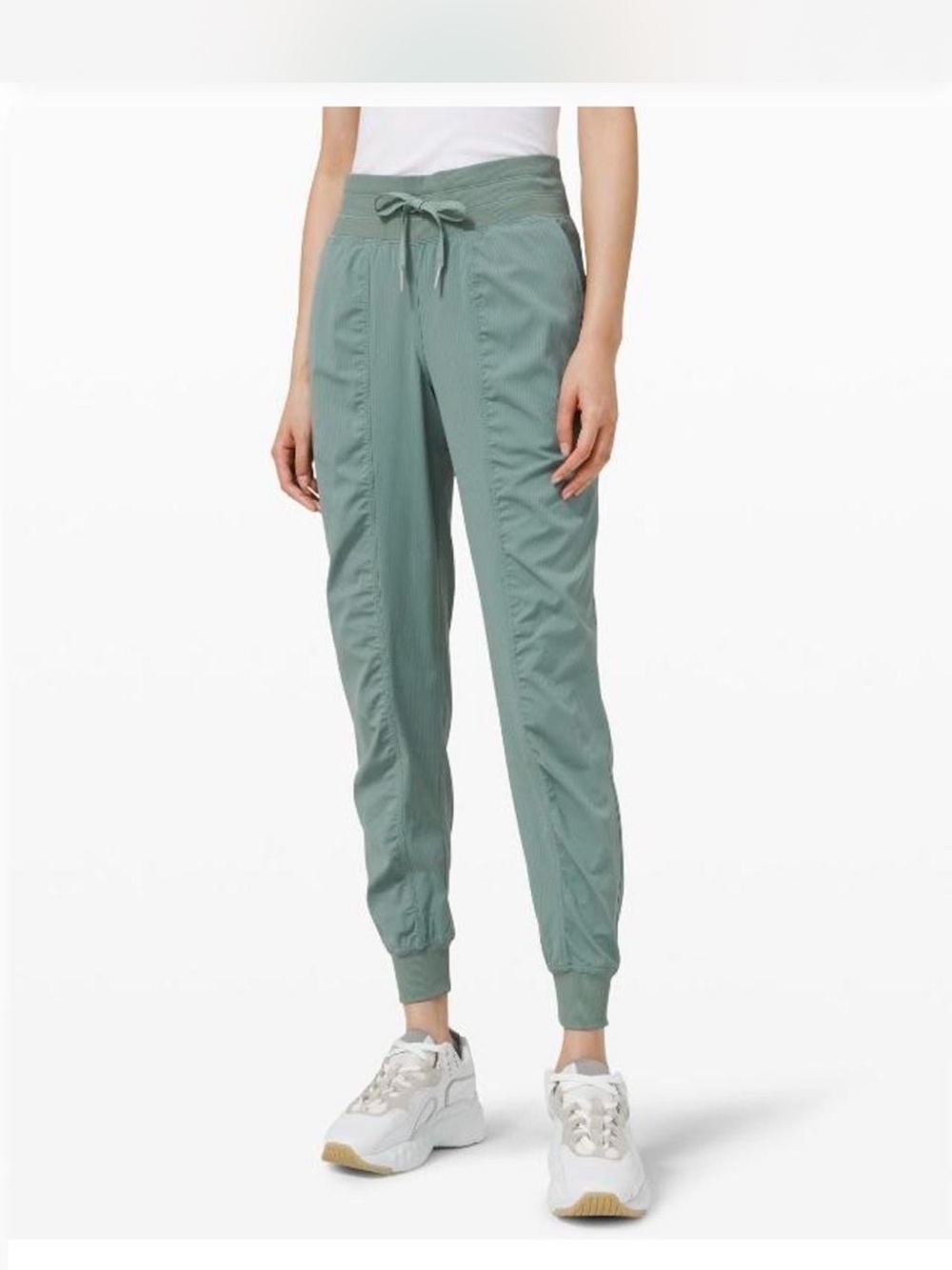 lululemon Dance Studio Sage Green Drawstring Jogger Pants